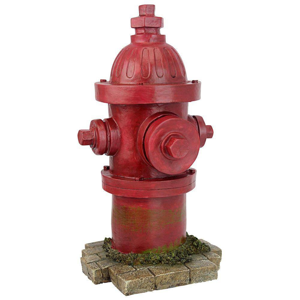 Design Toscano 14 in. H Dog's Second Best Friend Fire Hydrant Statue