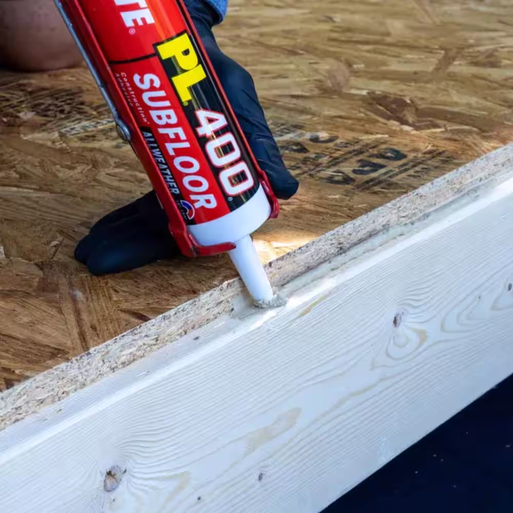 LOCTITE PL 400 Subfloor 10 oz. All Weather  Latex Construction Adhesive Tan Cartridge (each)
