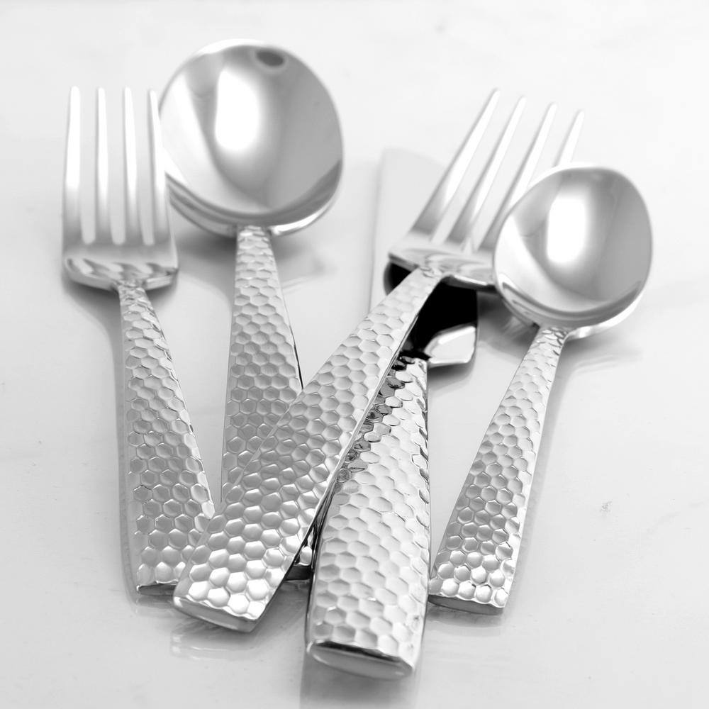 GIBSON ELITE Braid 20-Piece Flatware Set (Service for 4)