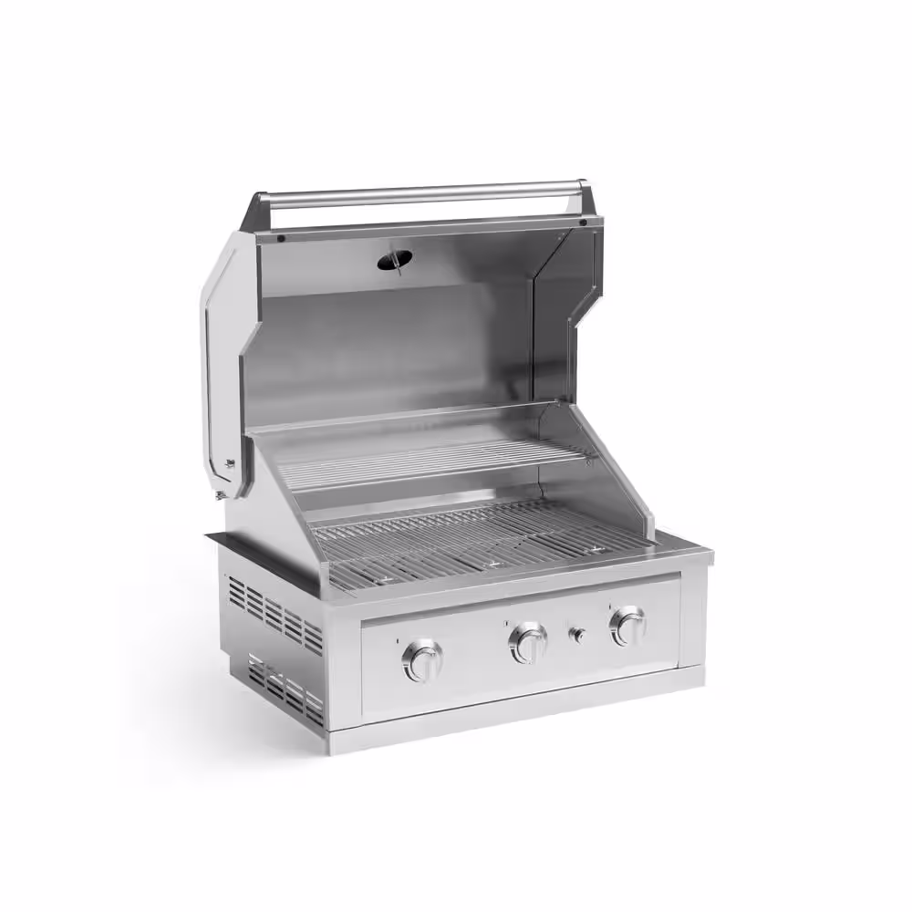 NewAge Products Performance 3-Burner 33 in. Propane Gas Grill in Stainless Steel