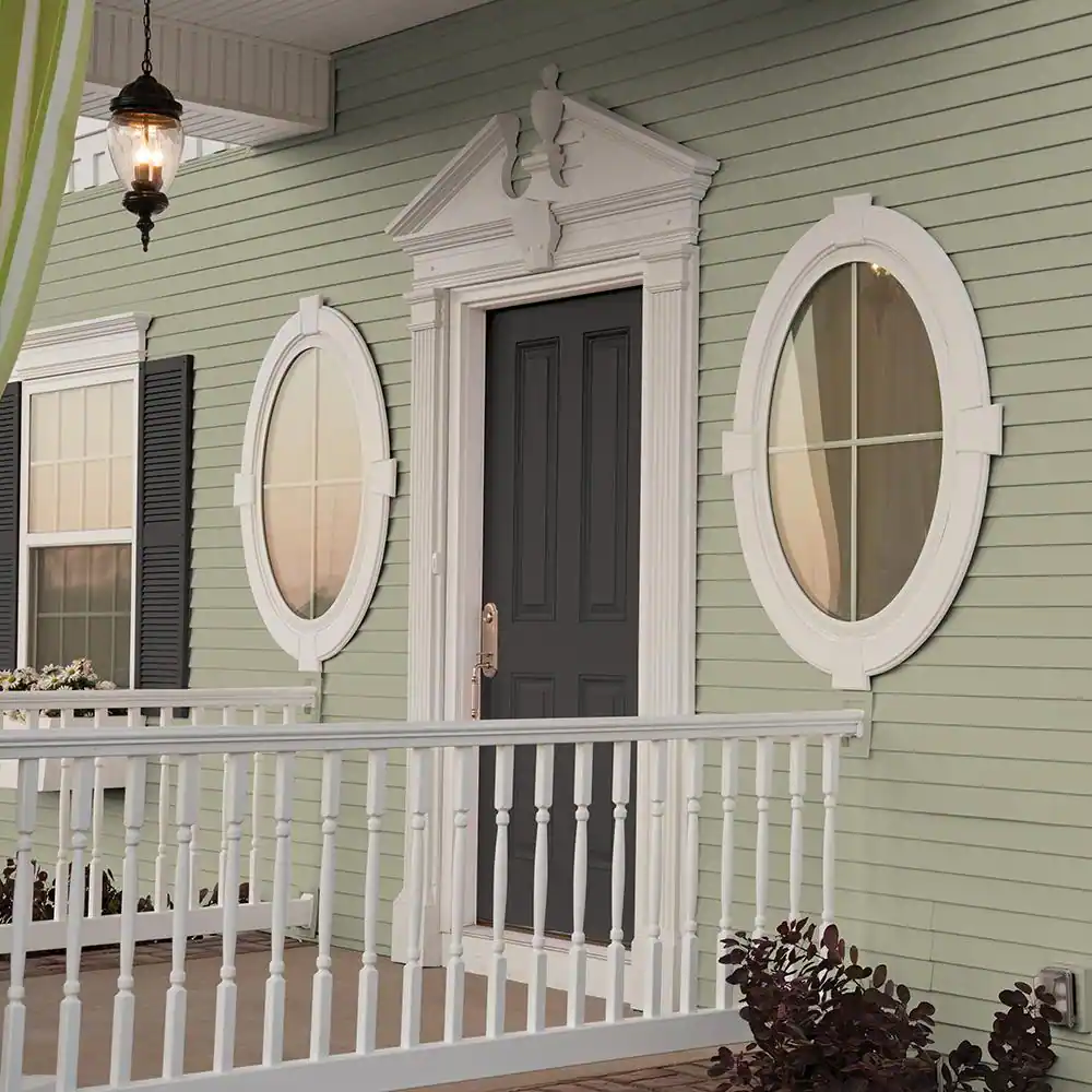 Ply Gem Transformations Double 4 in. x 150 in. Khaki Lap Vinyl Siding