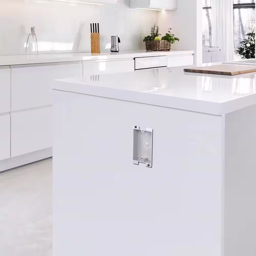 Legrand Pass & Seymour Slater Old Work 1 Gang 8 Cu. In. Shallow Flange Plastic Switch and Outlet Box