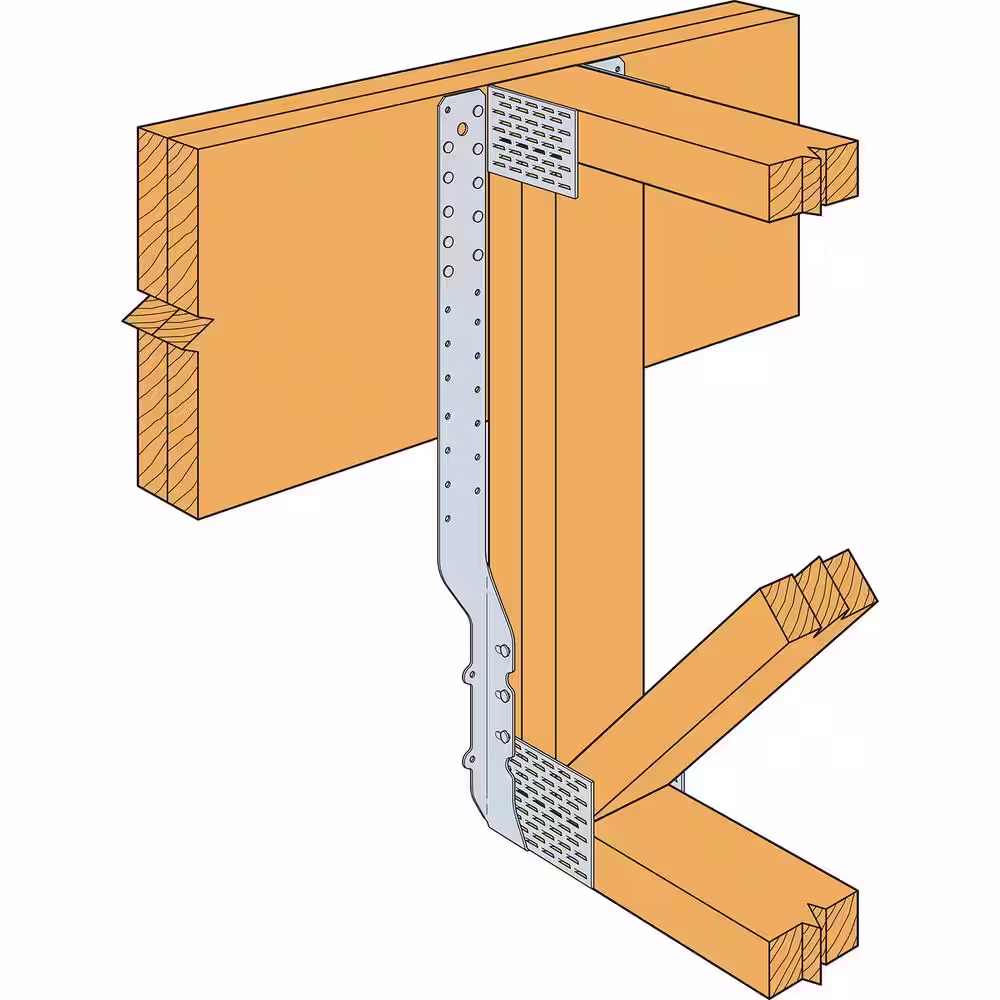Simpson Strong-Tie THA 22 in. Galvanized Adjustable Hanger for 4x Floor Truss