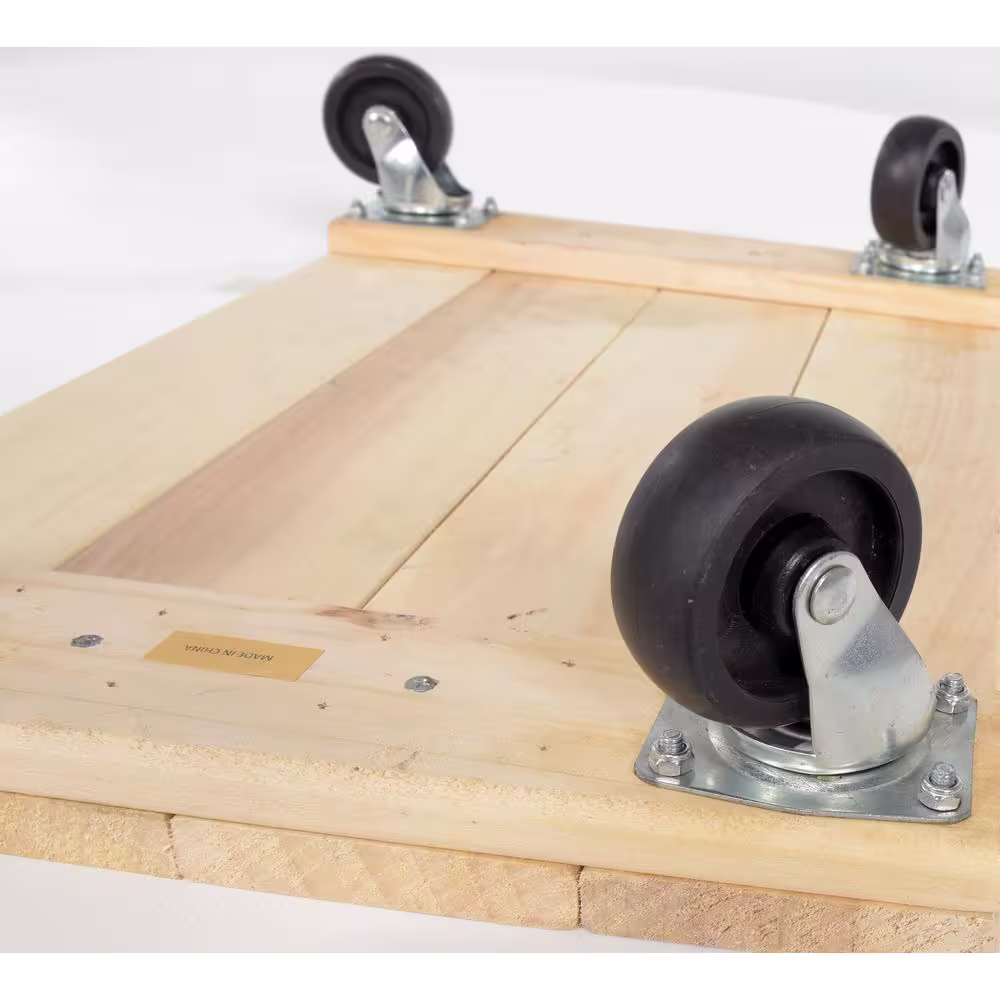 Vestil Economy 900 lb. Capacity 16 in. x 24 in. Hardwood Dolly