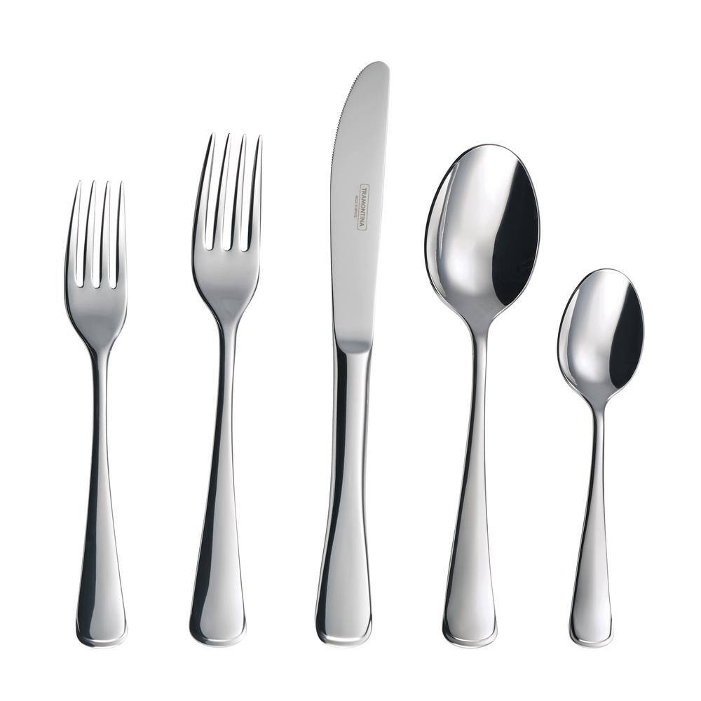 Tramontina Monaco 20-Piece 18/10 Stainless Steel Flatware Set