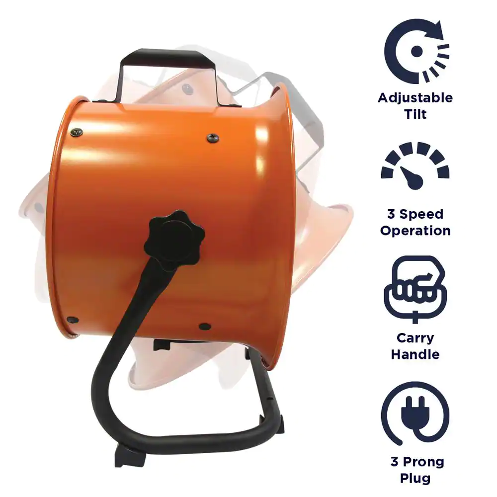 Commercial Electric 10 in. High Velocity Mini Turbo Floor Fan