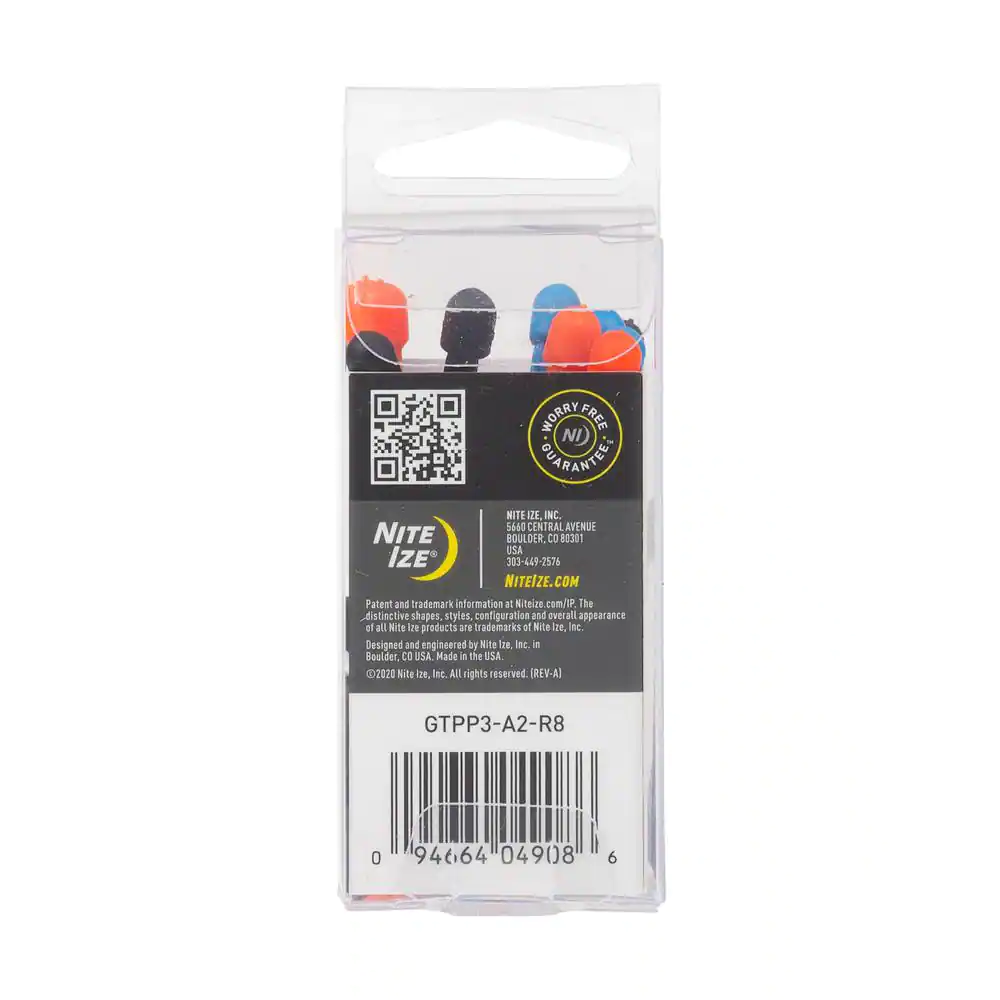 Nite Ize 3 in. Assorted - Blue, Black, Orange Gear Tie Pro Pack (12-Units)