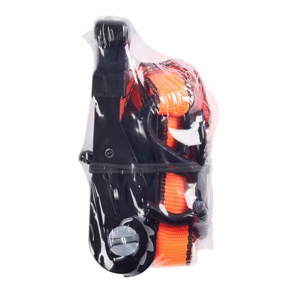 Keeper 1 in. x 12 ft. 500 lbs. Keeper HI-VIZ Ratchet Tie Down Strap