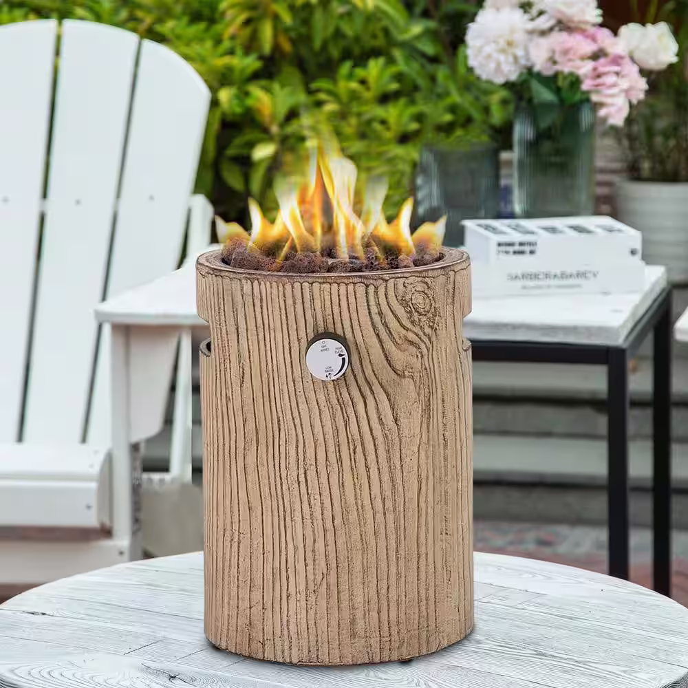 None 10 in. W x 14 in. H Round Portable Tabletop Fire Pit