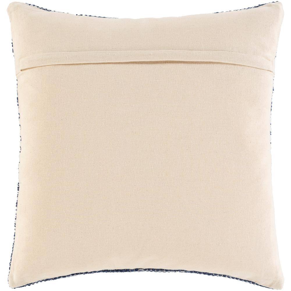 Artistic Weavers Kirilrad Denim Hand Woven Polyester Fill 18 in. x 18 in. Decorative Pillow