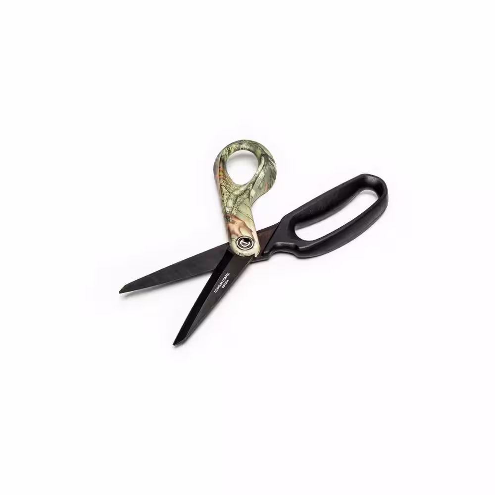 Crescent 10 in. Heavy-Duty Titanium Coated Utility Shear with Camo Handle