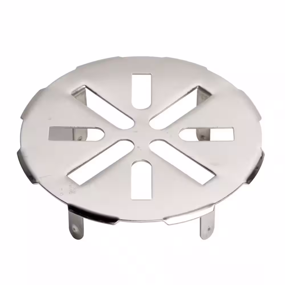 Oatey 3 in. Round Push-In Stainless Steel Shower Drain Cover