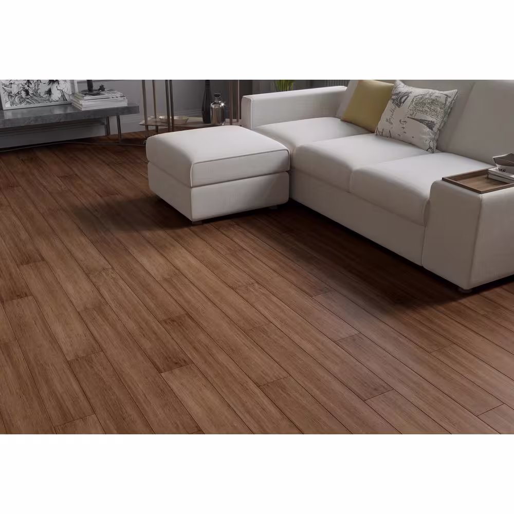 Lifeproof Sedalia 9/32 in. T x 5.1 in. W Waterproof Hand Scraped Engineered Bamboo Flooring (15.45 sqft/case)