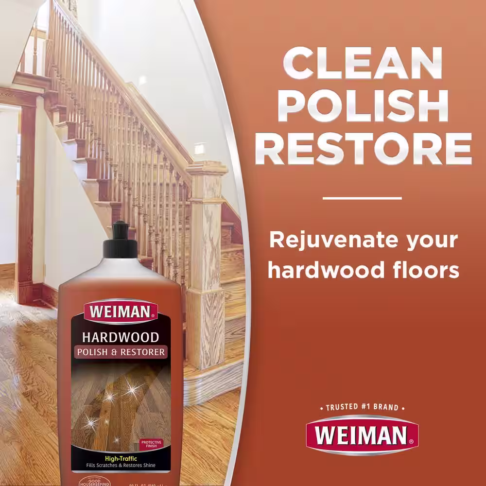 Weiman 32 oz. Hardwood Floor Polish and Restorer High-Traffic