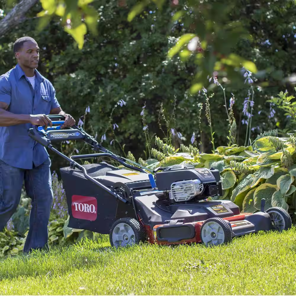 Toro TimeMaster 30 in. Briggs & Stratton Personal Pace Self-Propelled Walk-Behind Gas Lawn Mower with Spin-Stop