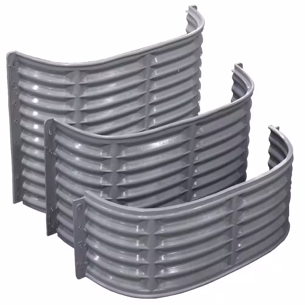 SHAPE PRODUCTS 37 in. W x 12 in. D x 24 in. H Straight Plastic Area Window Well