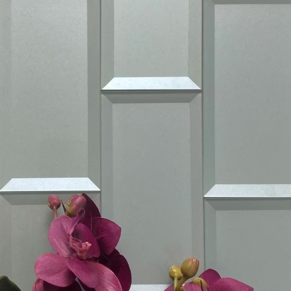 ABOLOS Secret Dimensions Arctic Blue Beveled Subway 3 in. x 6 in. Glass Decorative Wall Tile (14 sq. ft./Case)