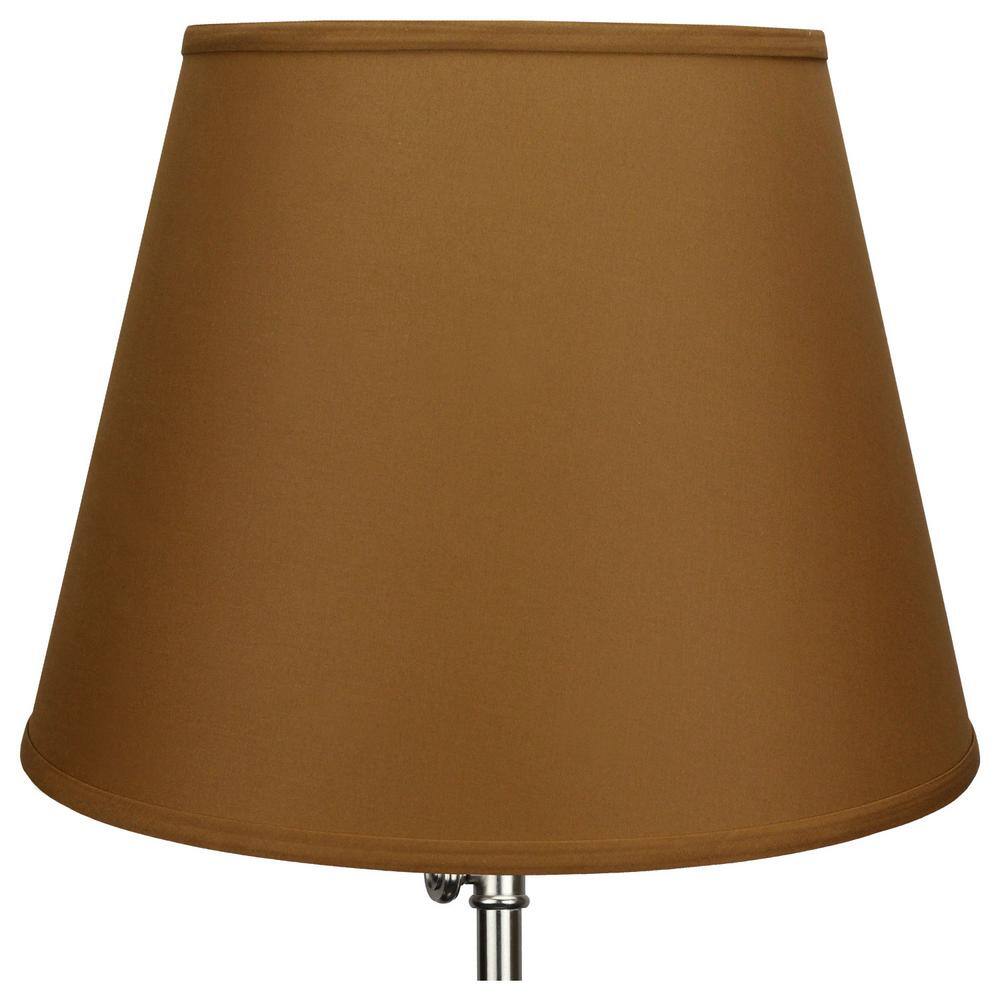 FenchelShades.com 11 in. Top Diameter x 17 in. Bottom Diameter x 13 in. Slant Linen Earth Empire Lamp Shade