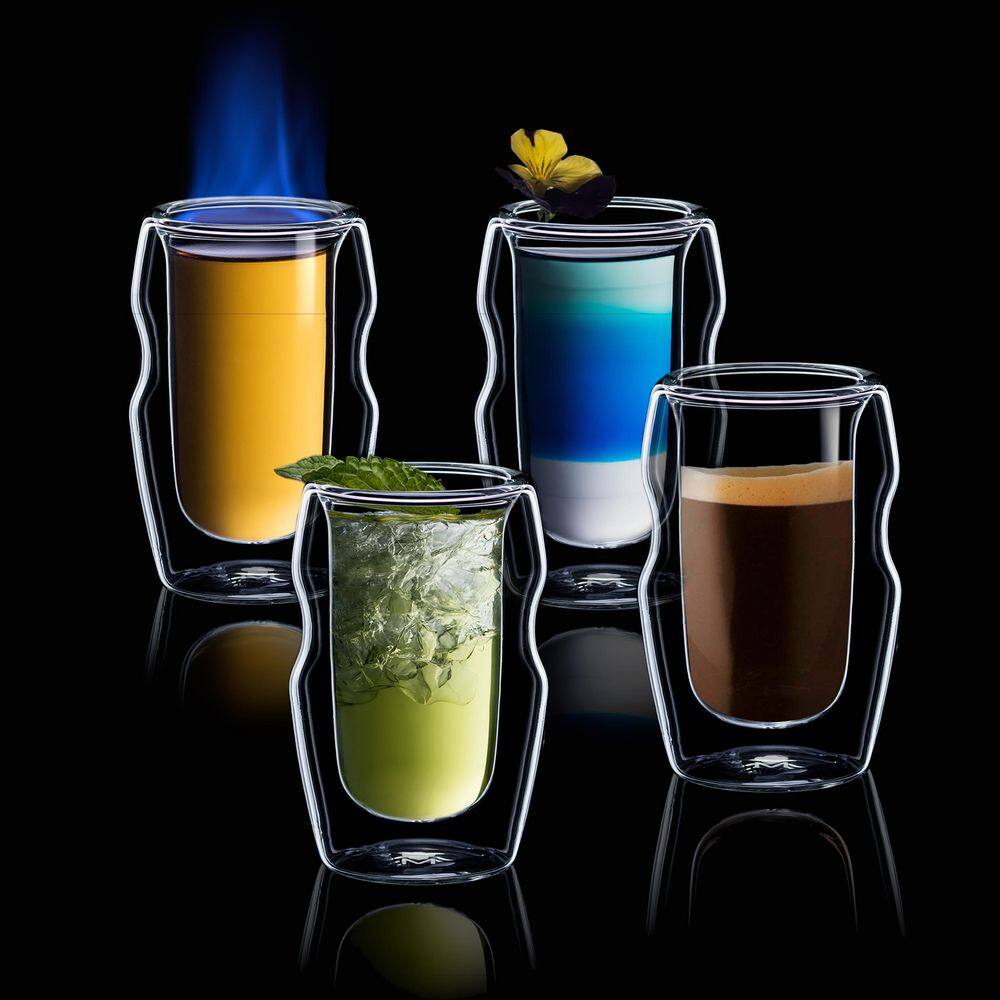 None 1.69 oz. Shot Glasses - (Set of 4)