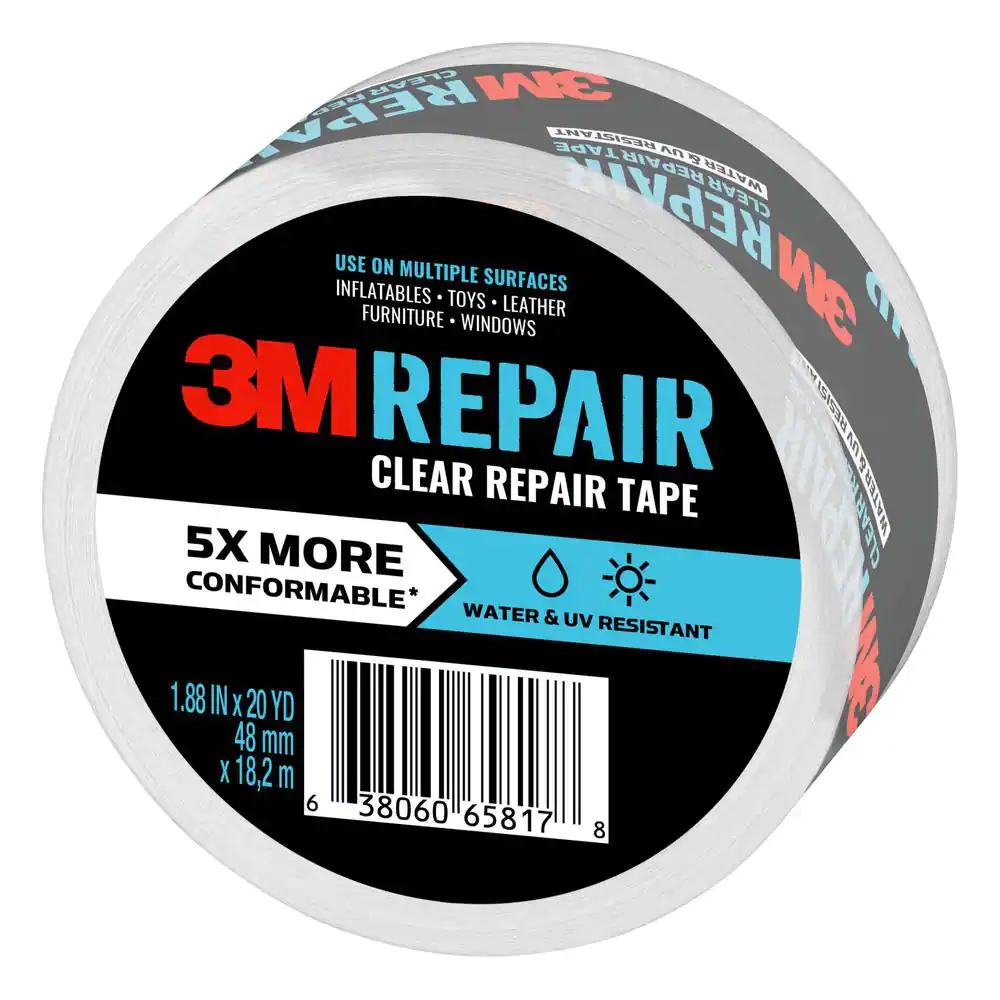 3M 1.88 In. x 20 Yds. Clear Repair Duct Tape (1 Roll)