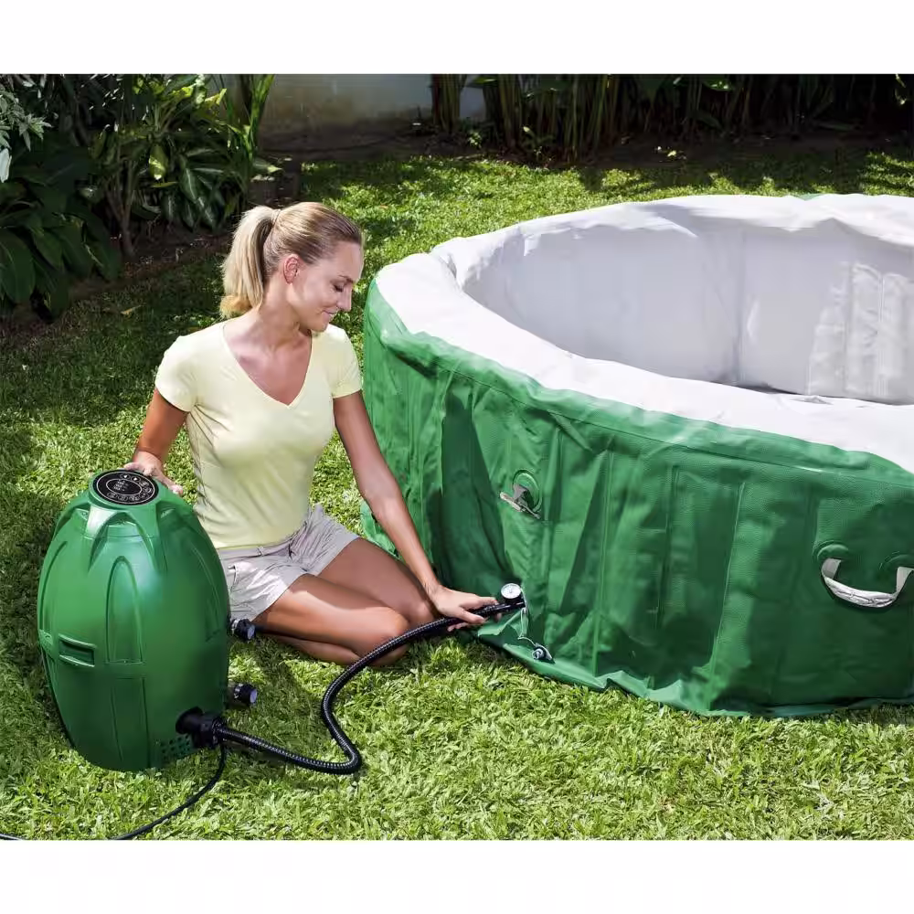 Bestway SaluSpa 6 Person Inflatable Round Outdoor Spa Bubble Massage Hot Tub