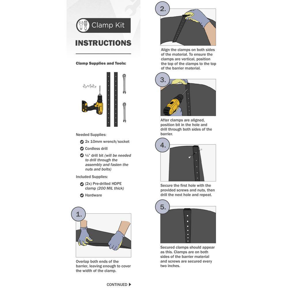 None 10 in. Black Plastic Edging Connector