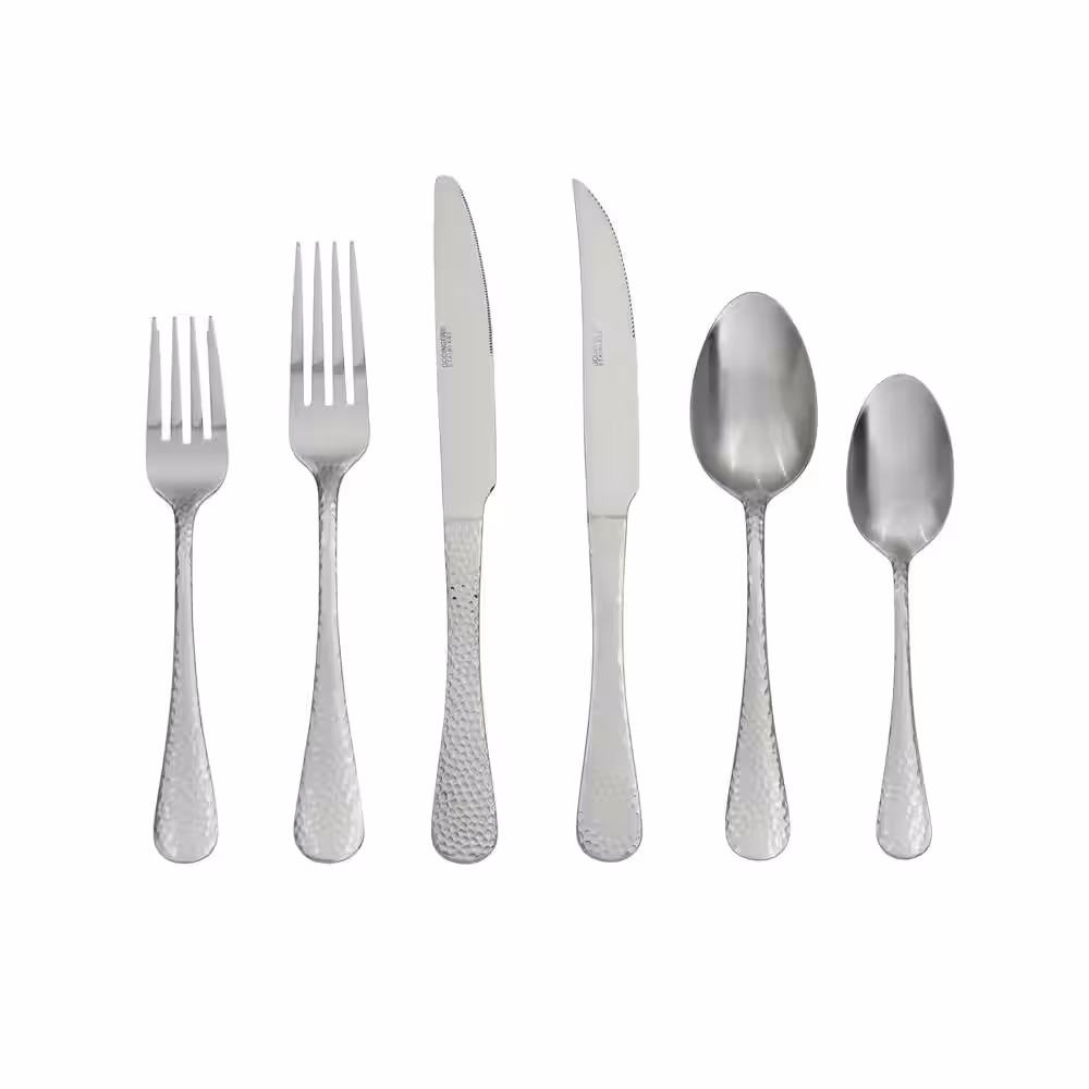 Godinger Salem 77-Piece 18/0 Stainless Steel Flatware Set