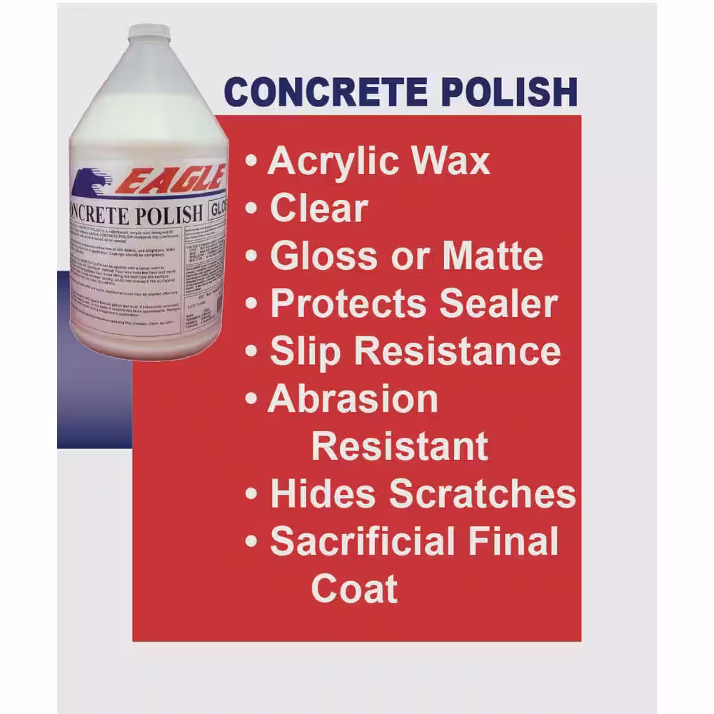 Eagle 5 gal. Concrete Polish Matte Floor Finish