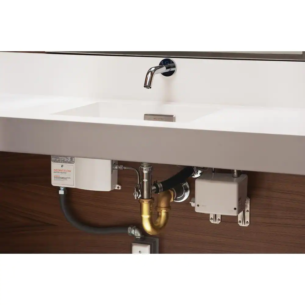 Chronomite Instant-Flow SR-Low Flow 0.35 GPM Point of Use Electric Tankless Water Heater, 20 Amp, 120-Volt, 2400-Watt