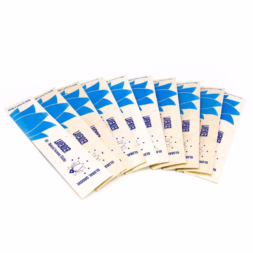 None All-Natural Brown Lavender Stick Incense (2 Packs)