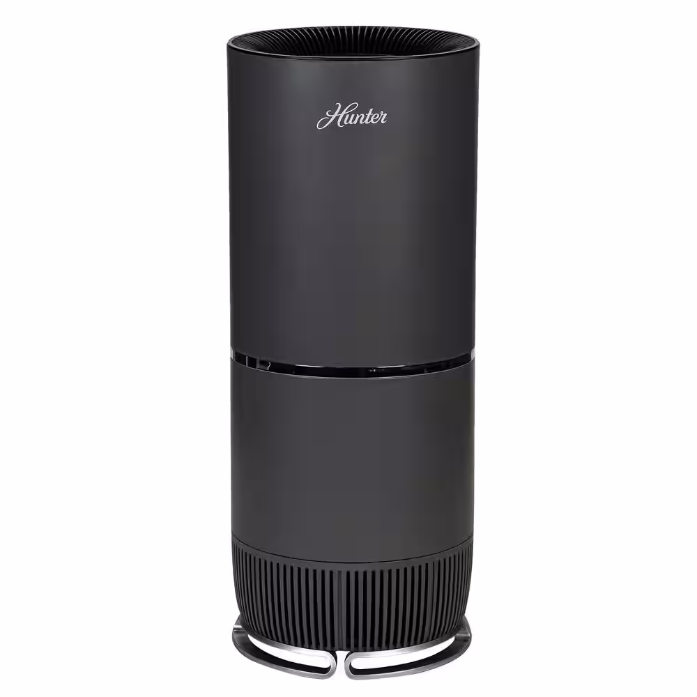 Hunter HP670 True HEPA Air Purifier for Allergies, Digital Tall Tower, Graphite