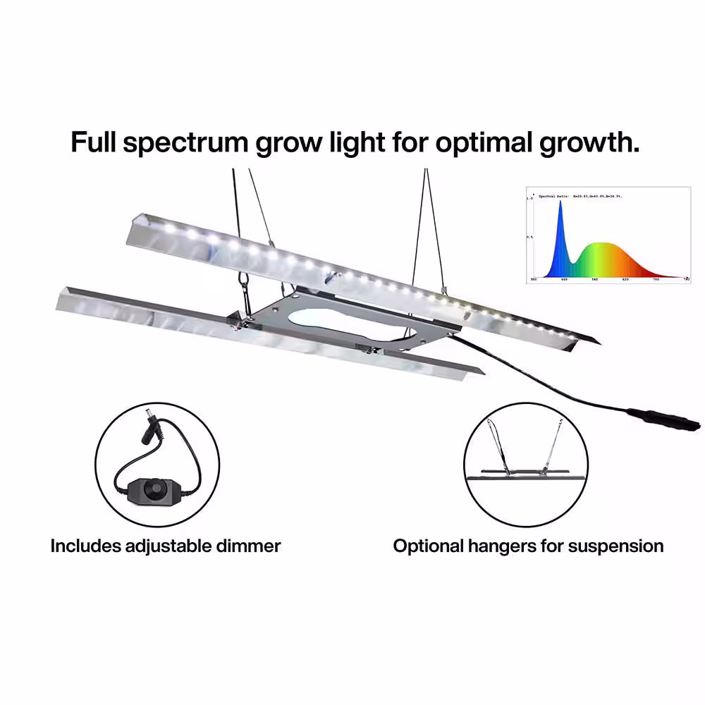 Viagrow Seed Starter Station Kit with LED Grow Light, Propagation Dome Propagation Tray and Coco Coir Growing Media (4-Piece)