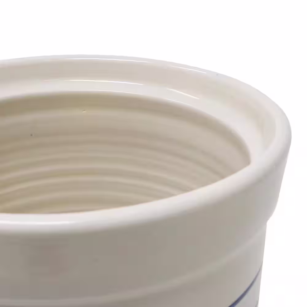 ROOTS & HARVEST Homestead Stoneware Crock with Lid 1/2 Gallon