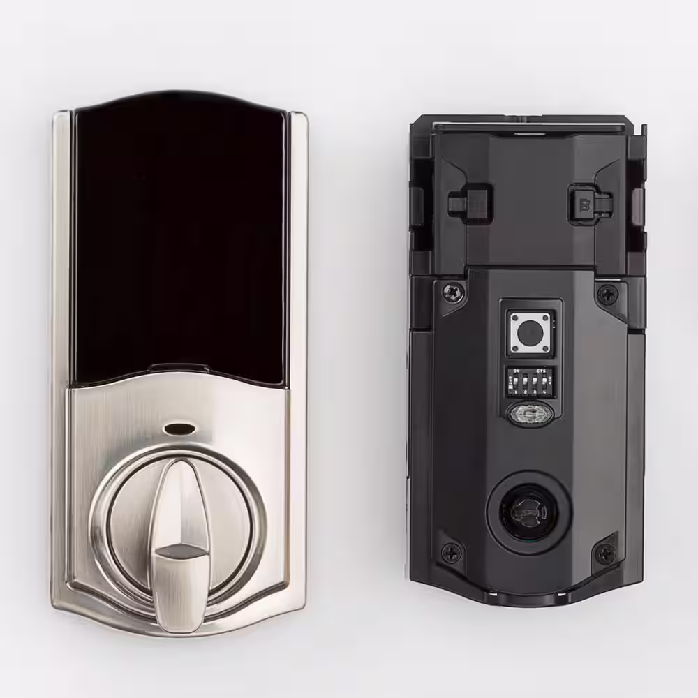 Kwikset Zigbee 3.0 Satin Nickel Convert Smart Lock Deadbolt Conversion Kit