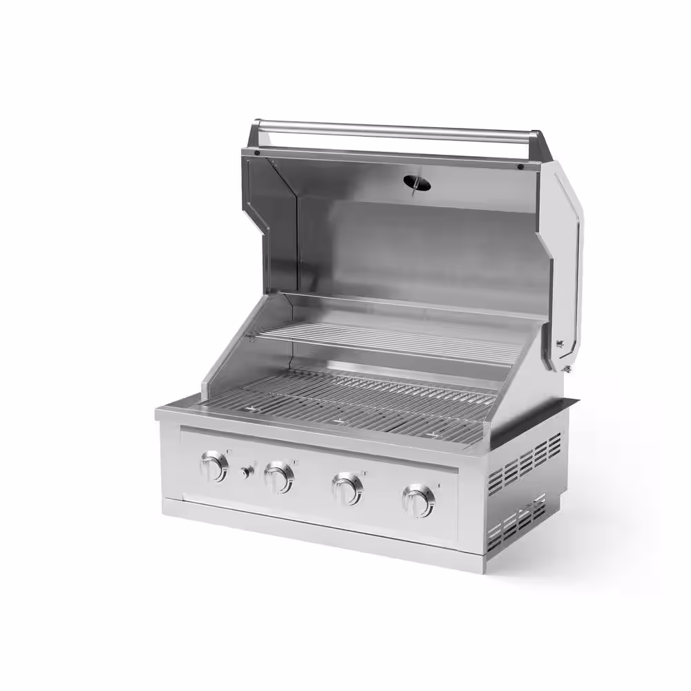 NewAge Products Performance 4-Burner 36 in. Propane Gas Grill in Stainless Steel