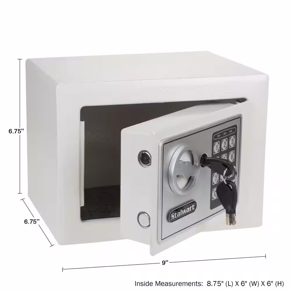 Stalwart Digital Security Combination Steel Safe with Keypad