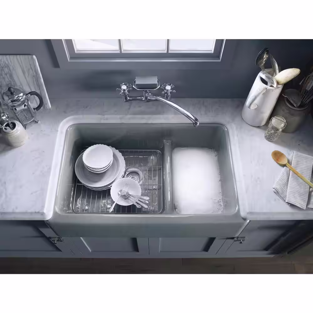 KOHLER Whitehaven 14-9/16 in. x 17-5/8 in. Sink Bowl Rack in Stainless Steel