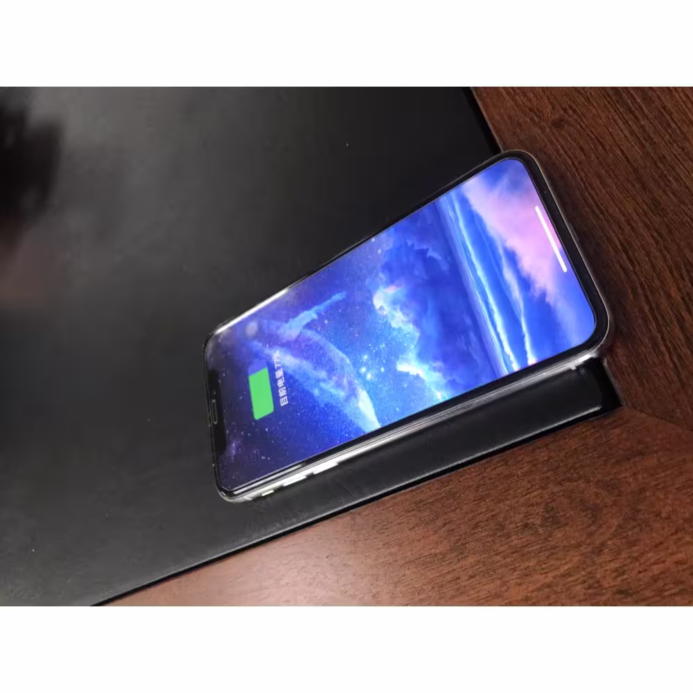 Koble Danee 60 in. Wide Height-Adjustable Desk Wireless Charging 2-USB Charging Ports 3-AC Power Outlets in Birchwood