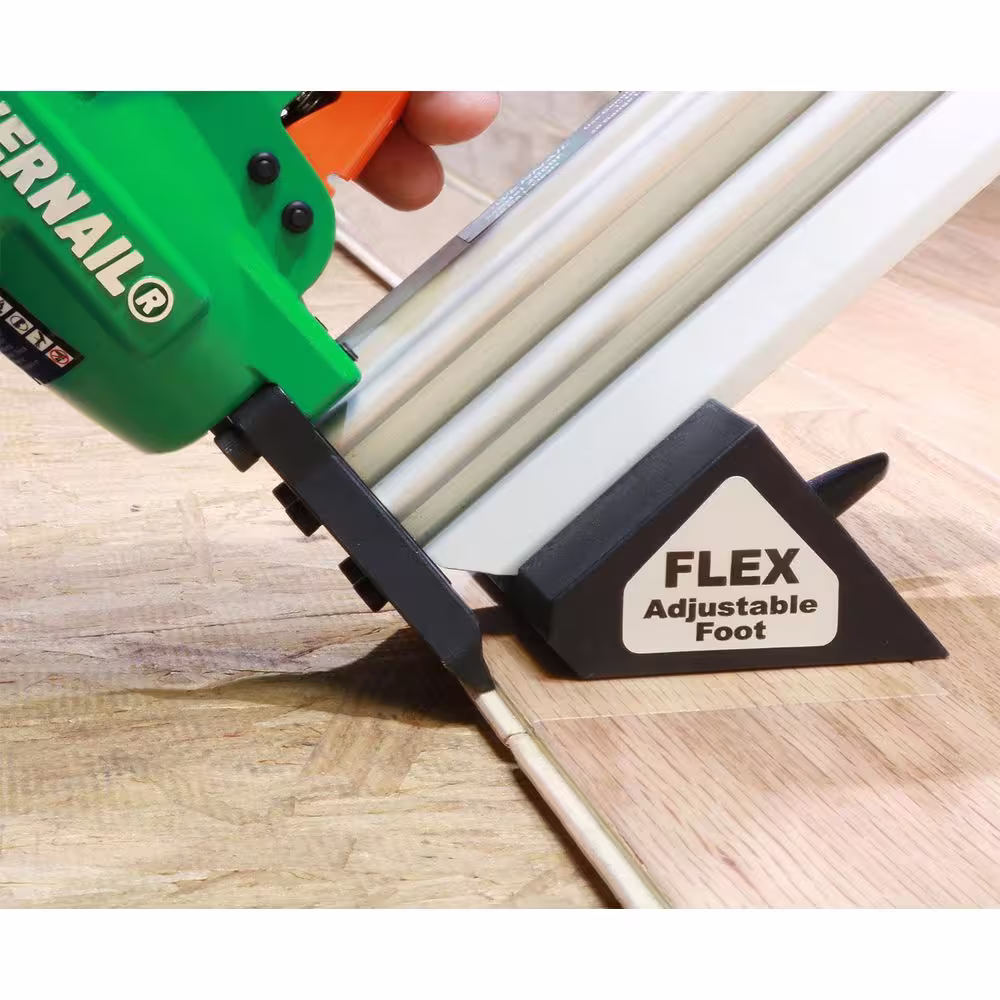 POWERNAIL Pneumatic 20-Gauge Hardwood Flooring Trigger Pull Cleat Nailer Kit