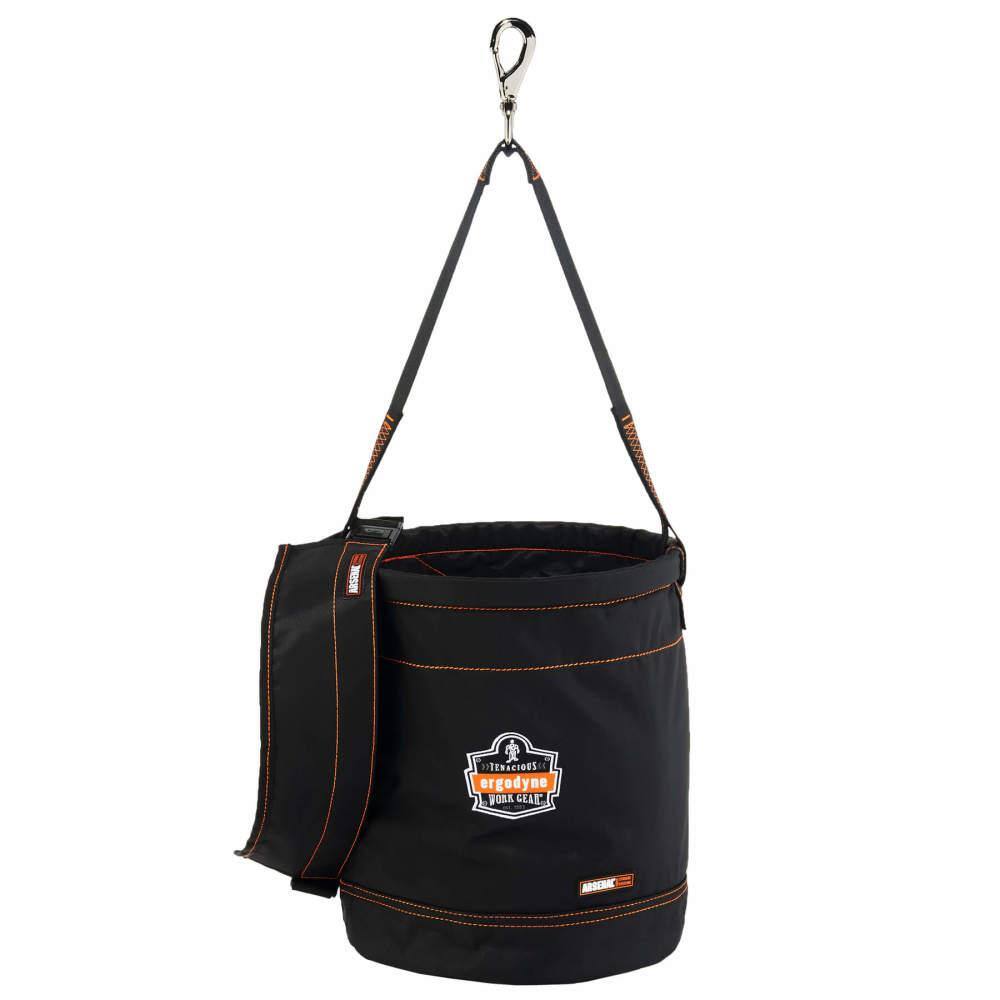 Ergodyne Arsenal 12.5 in. Tool Bucket with Top, Gray Polyester