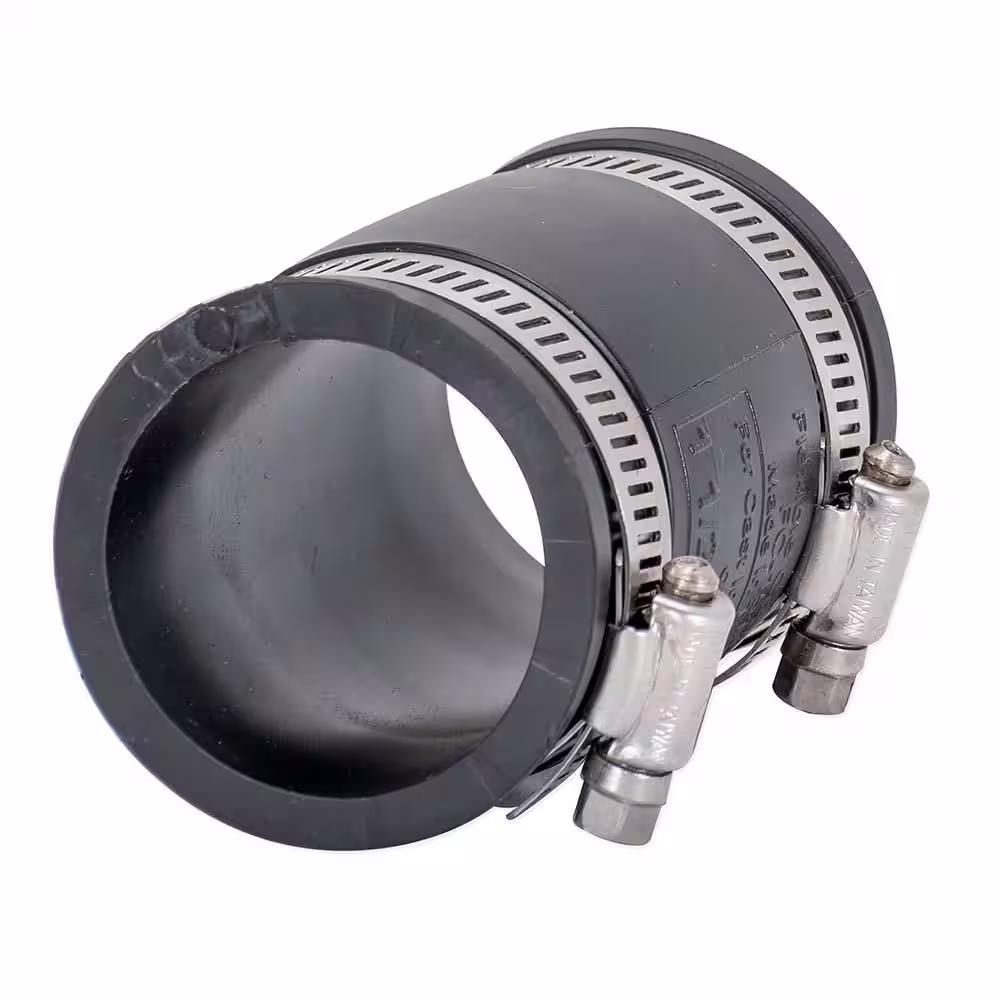 EASTMAN 1-1/2 in. x 1-1/2 in. PVC DWV Flexible Coupling