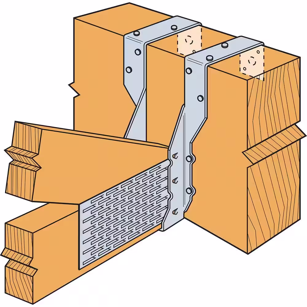 Simpson Strong-Tie THA 17-1/2 in. Galvanized Adjustable Hanger for 4x Floor Truss