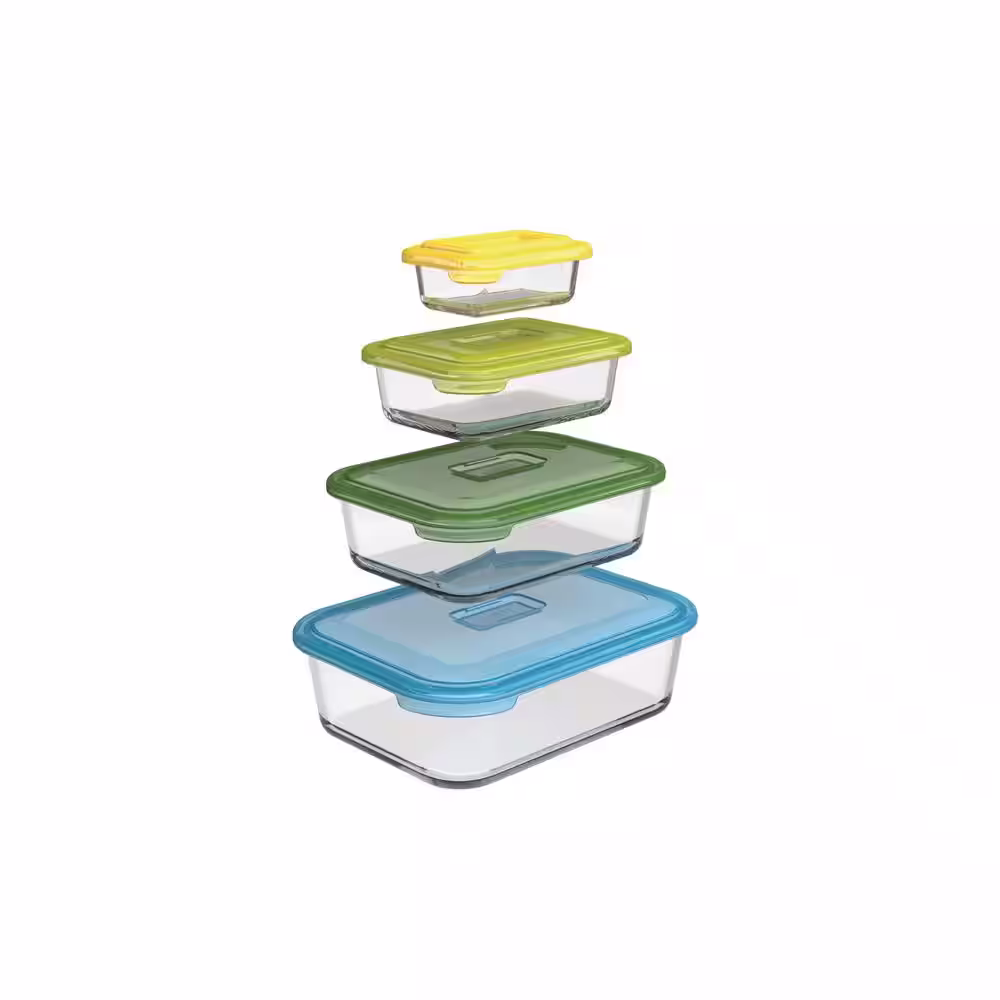 Joseph Joseph Nest Glass 8-Piece Food Storage Set