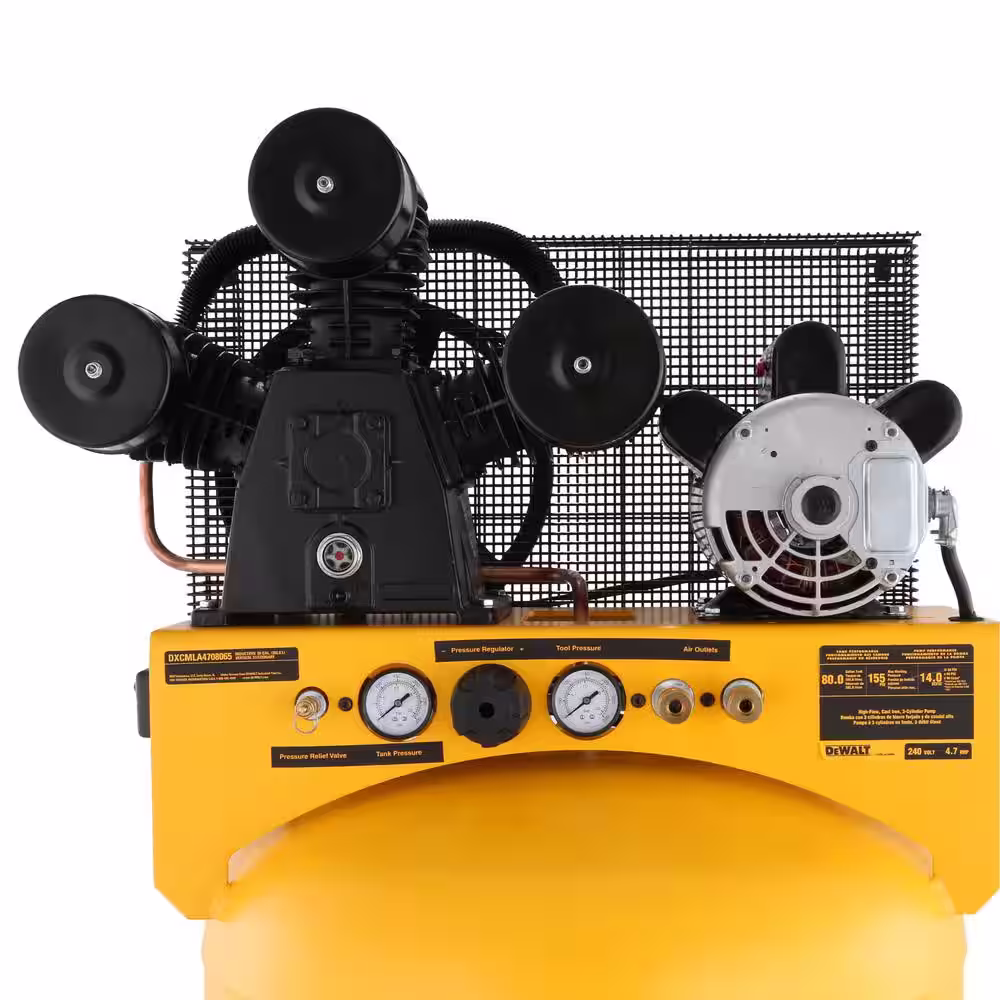 DEWALT 80 Gal. Vertical Stationary Electric Air Compressor