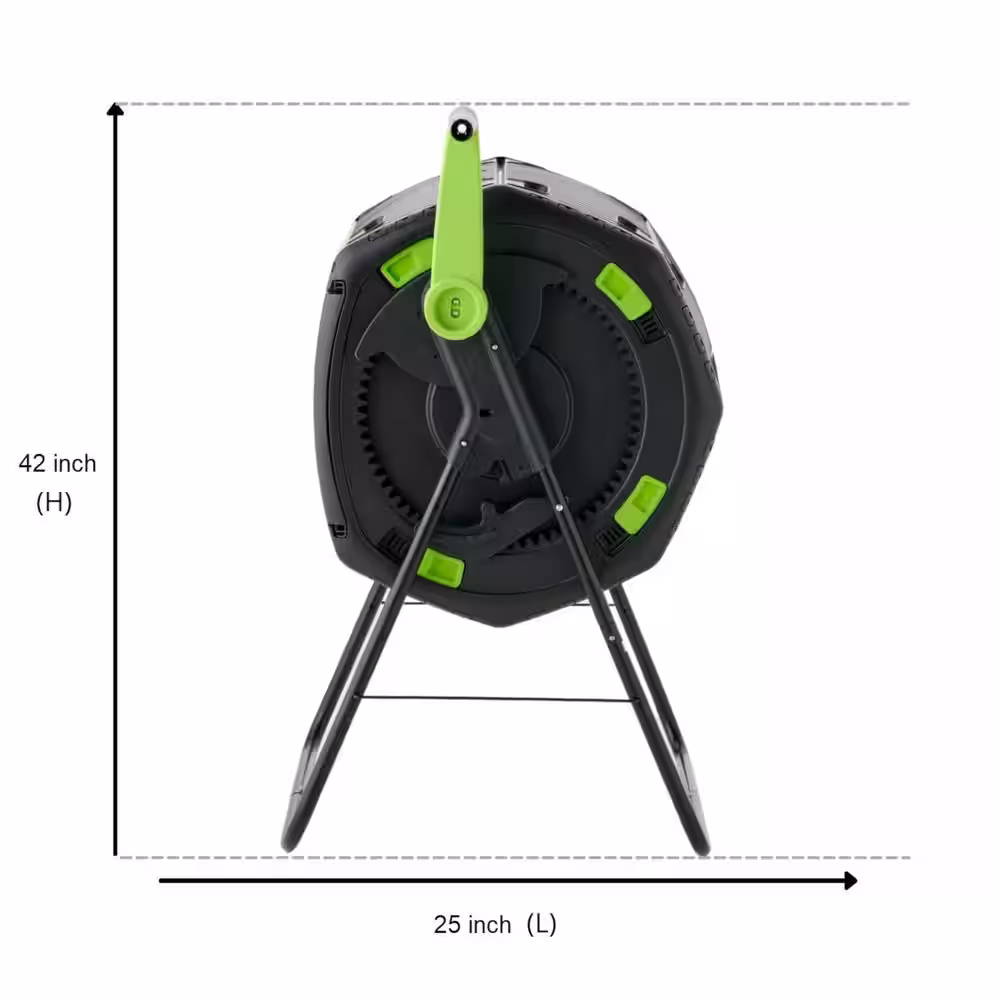 Maze 48 Gal. Geared 2 Compartment Compost Tumbler
