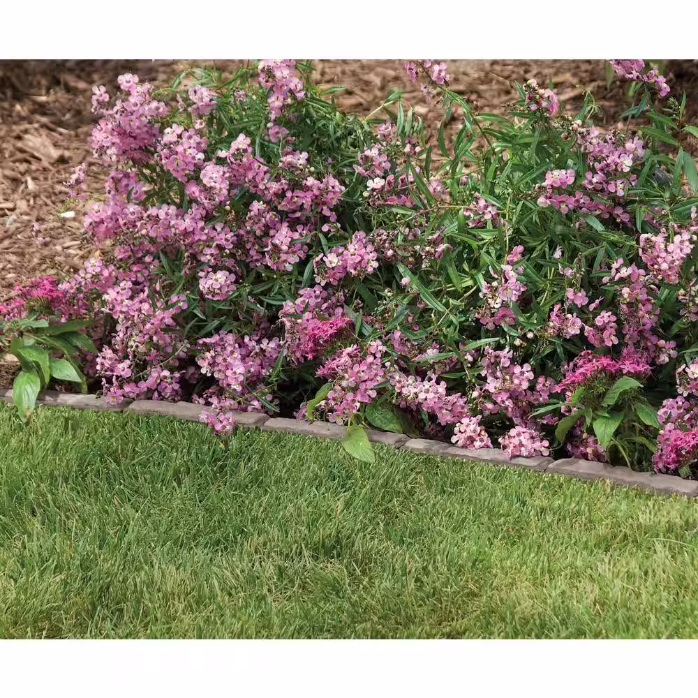 Suncast Flagstone Stone 3 ft. Plastic Border Edging