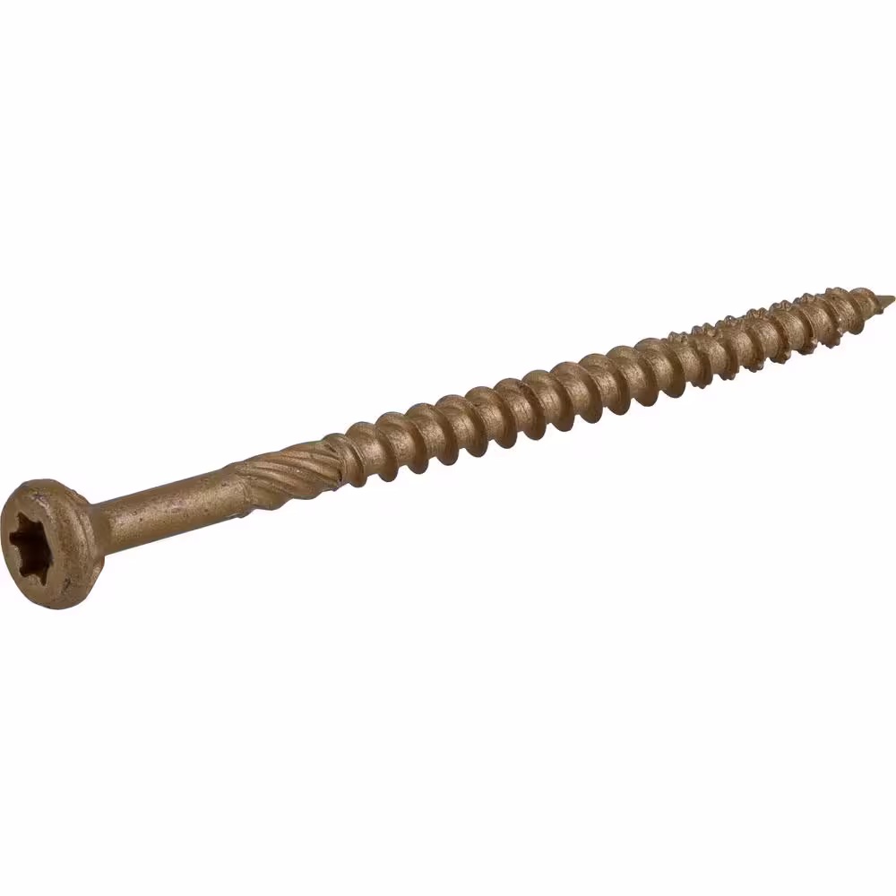 Everbilt 9 in. x 3 in. Star Drive Flat Head Exterior Wood Screws 20 lbs.-Box (1668-Piece)