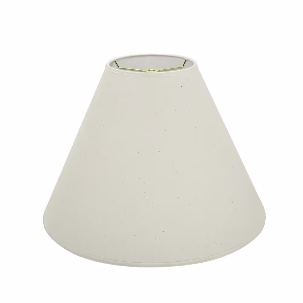 Aspen Creative Corporation 16 in. x 12 in. Ivory Hardback Empire Lamp Shade