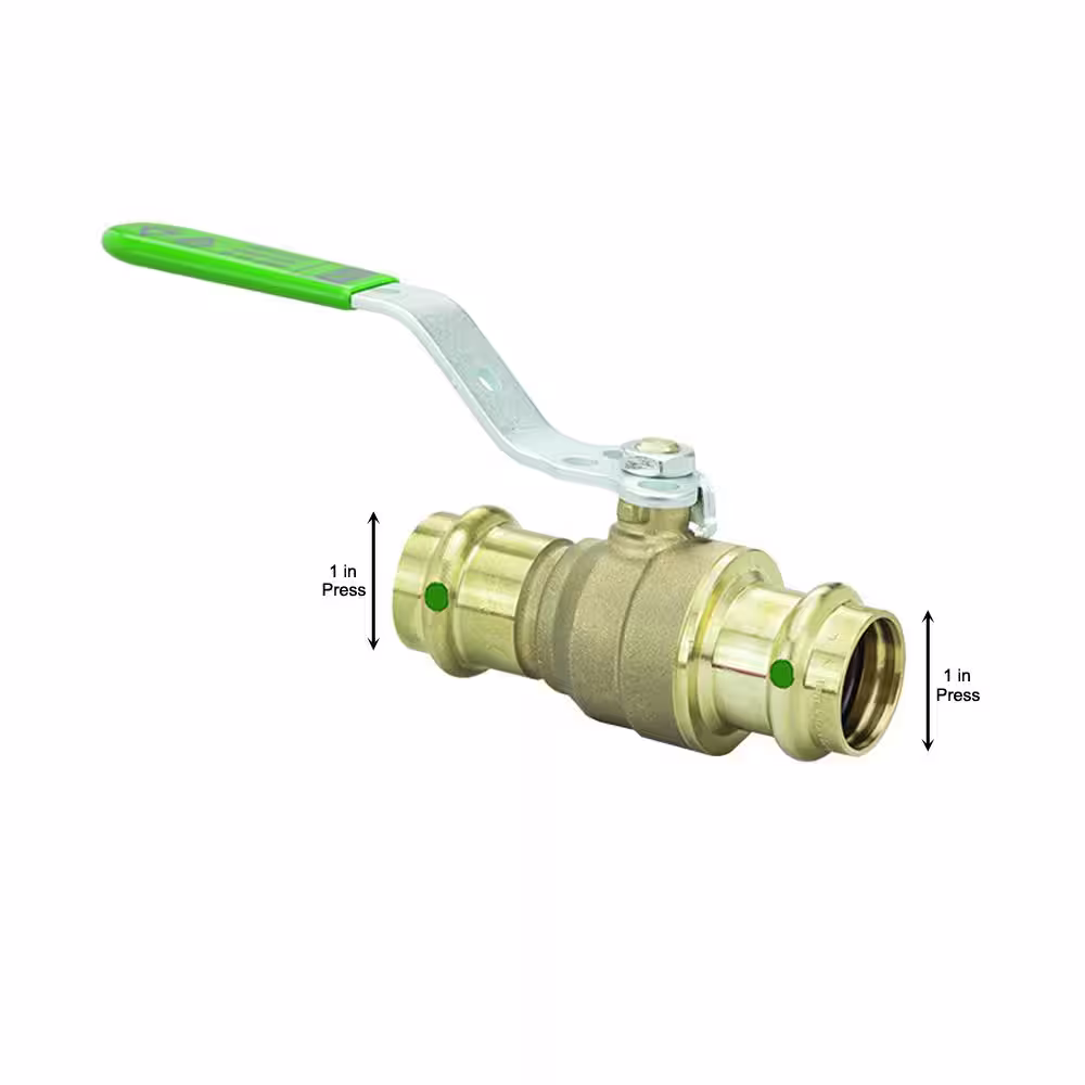 Viega ProPress 1 in. Press Zero-Lead Bronze Ball Valve