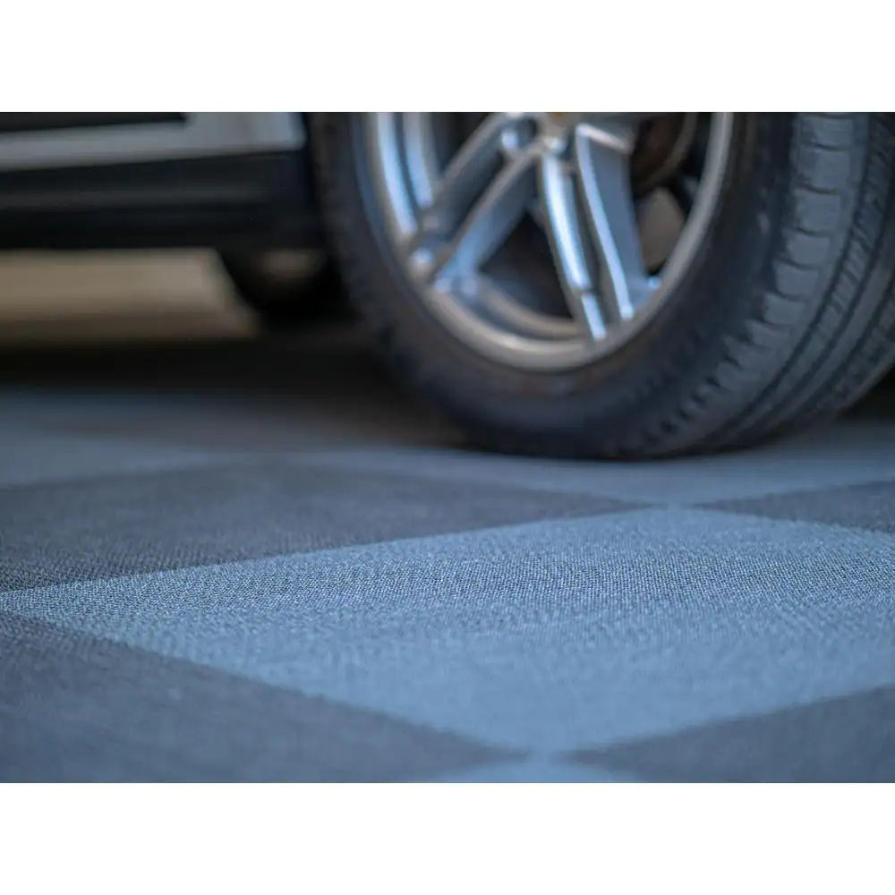 LifeTiles 24 in. x 24 in. Slate Gray High-Performance Polyester Garage and Home Gym Flooring Tiles (18 Tiles/72 sq. ft./case)